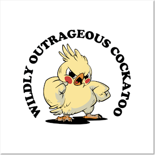 Wildly Outrageous Cockatoo Posters and Art